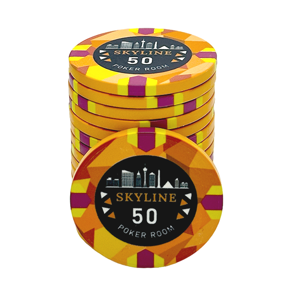 Jeton de poker céramique Skyline 50