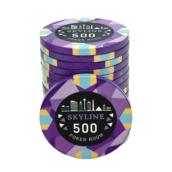 Jeton de poker céramique Skyline 500