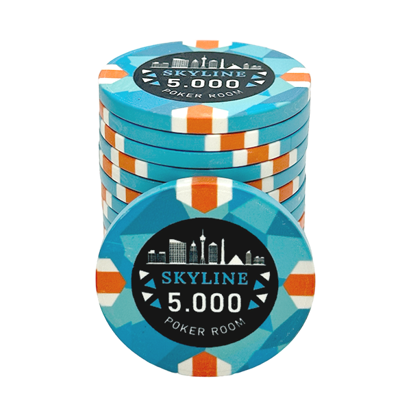 Jeton de poker céramique Skyline 5000