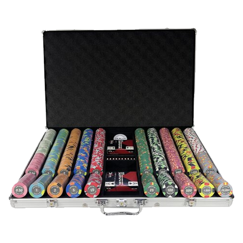 Mallette De Poker High Roller Poker Club 1000 jetons