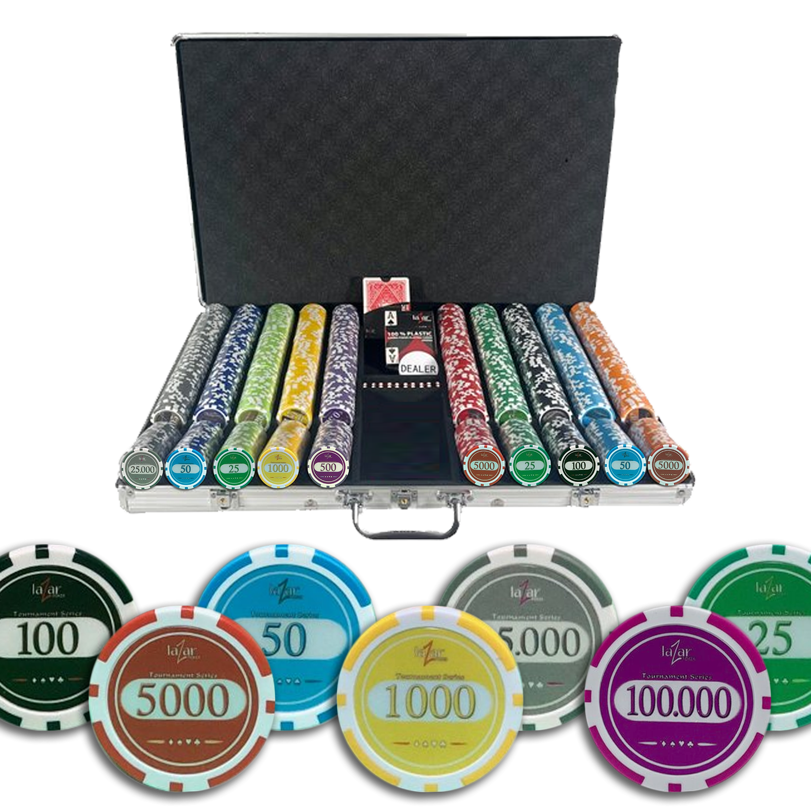 Malette Poker Set Lazar Tournament 1000