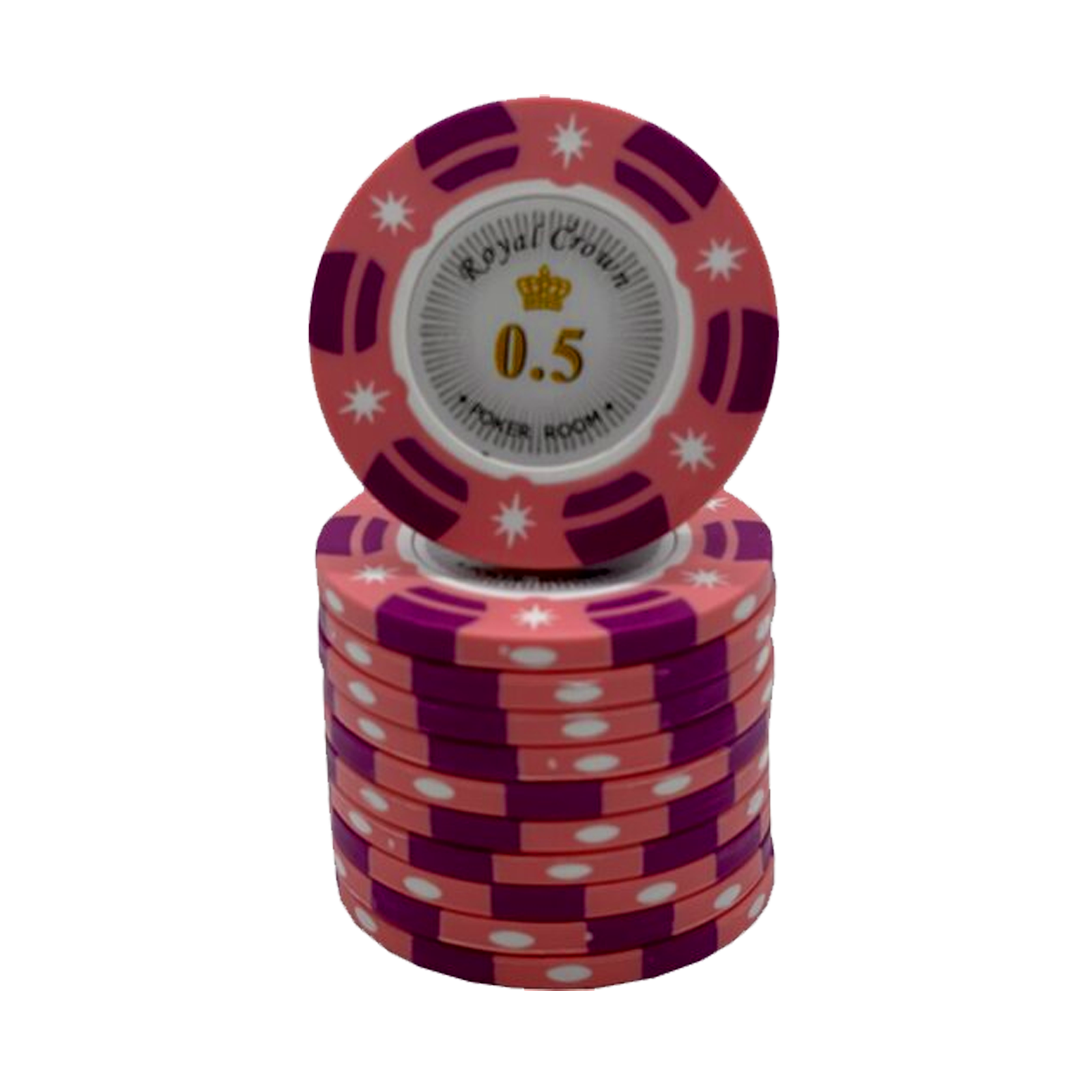 Jeton de poker Royal Crown 0.50