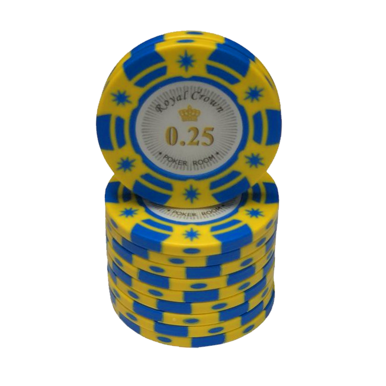 Jeton de poker Royal Crown 0.25