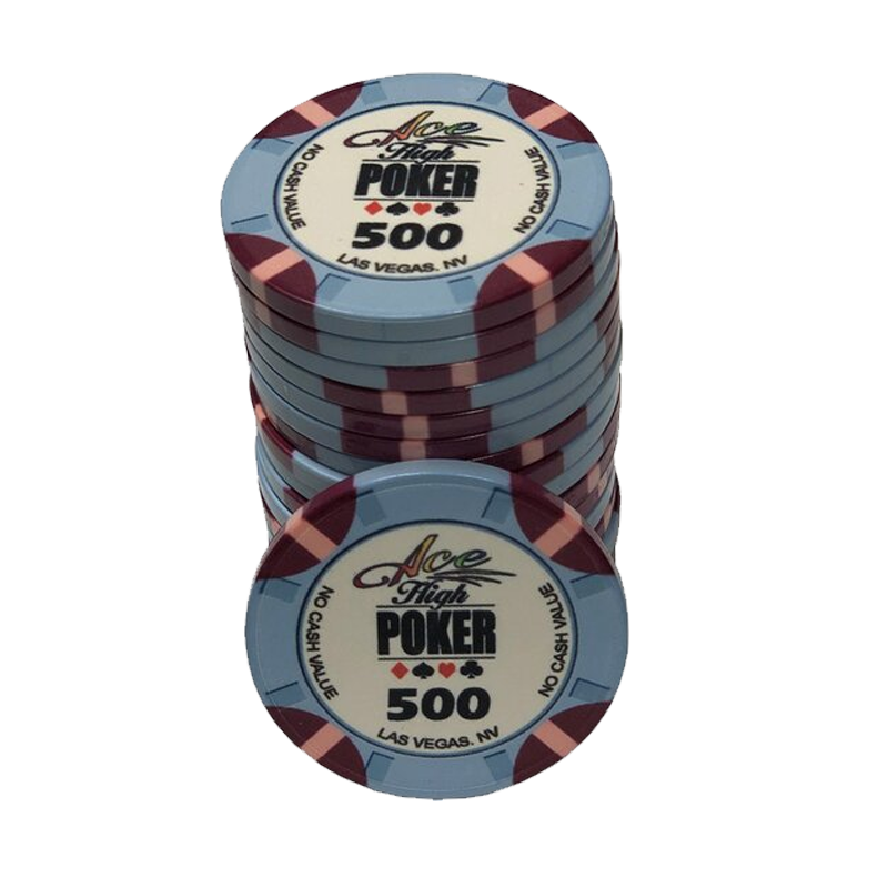 Jeton de poker WSOP Ace High 500