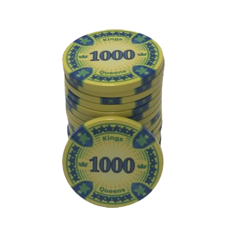 Jeton de poker Kings & Queens 1000