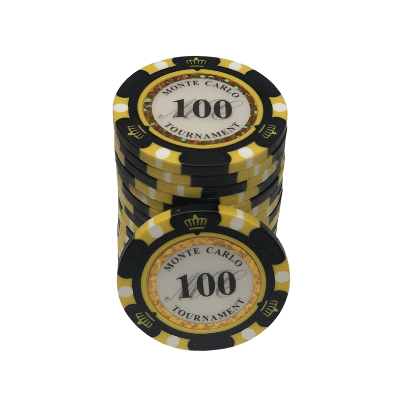 Jeton de poker Monte Carlo 100