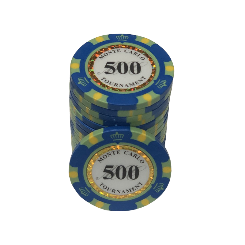 Jeton de poker Monte Carlo 500