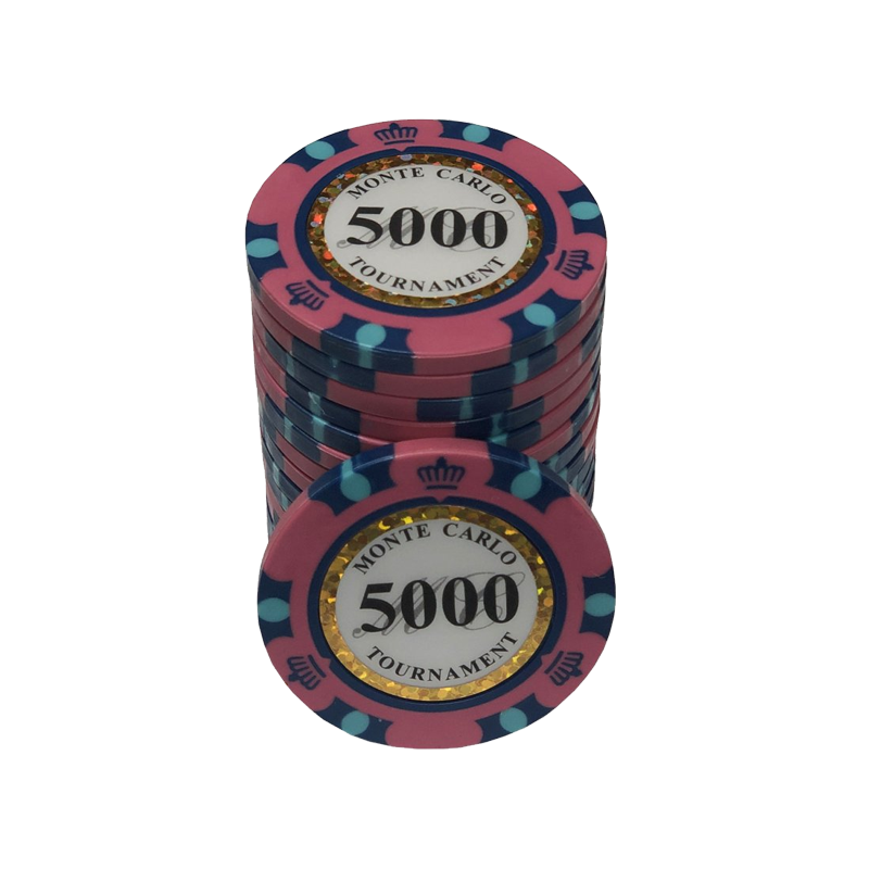 Jeton de poker Monte Carlo 5000