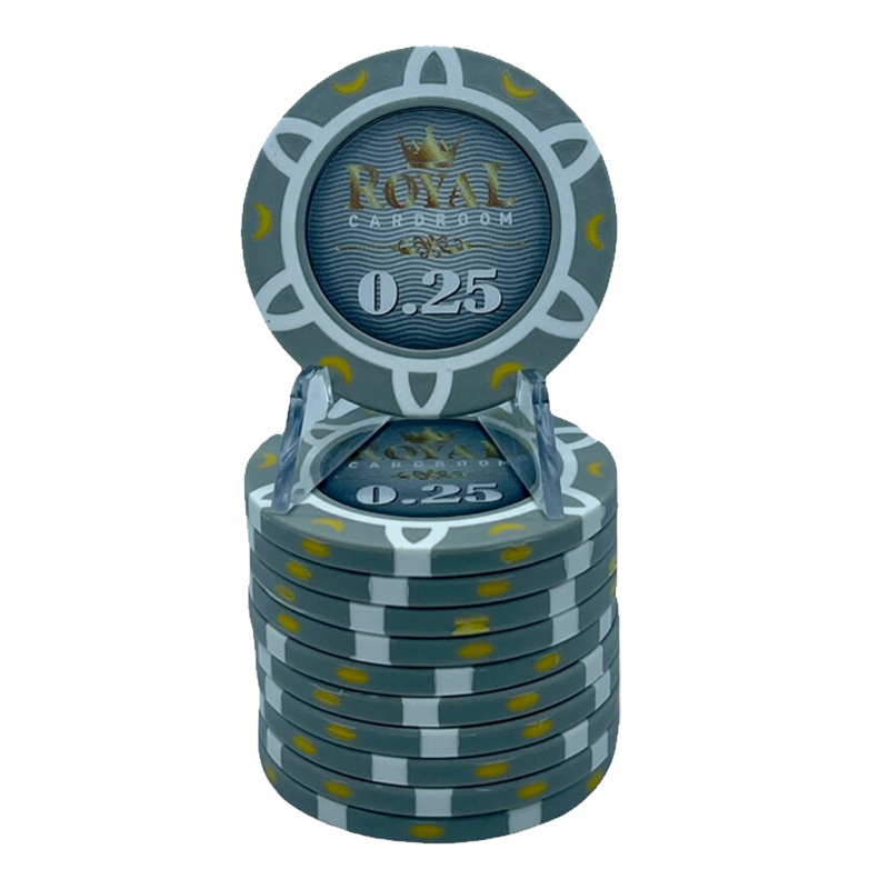 Jeton de poker Royal Cardroom 0.25