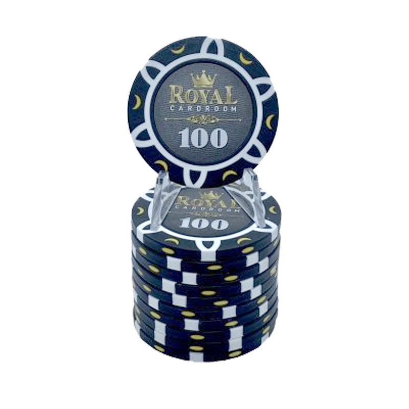 Jeton de poker Royal Cardroom 100