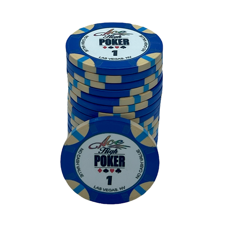 Jeton de poker WSOP Ace High 1