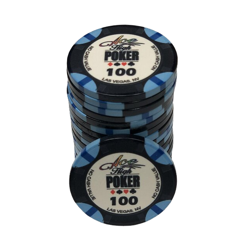 Jeton de poker WSOP Ace High 100