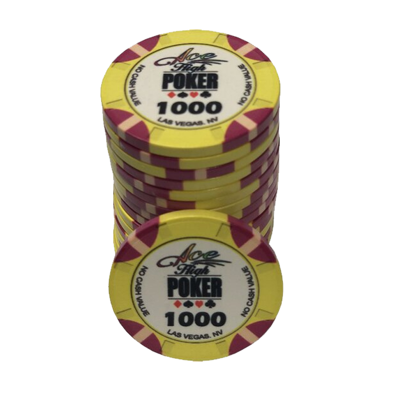 Jeton de poker WSOP Ace High 1000