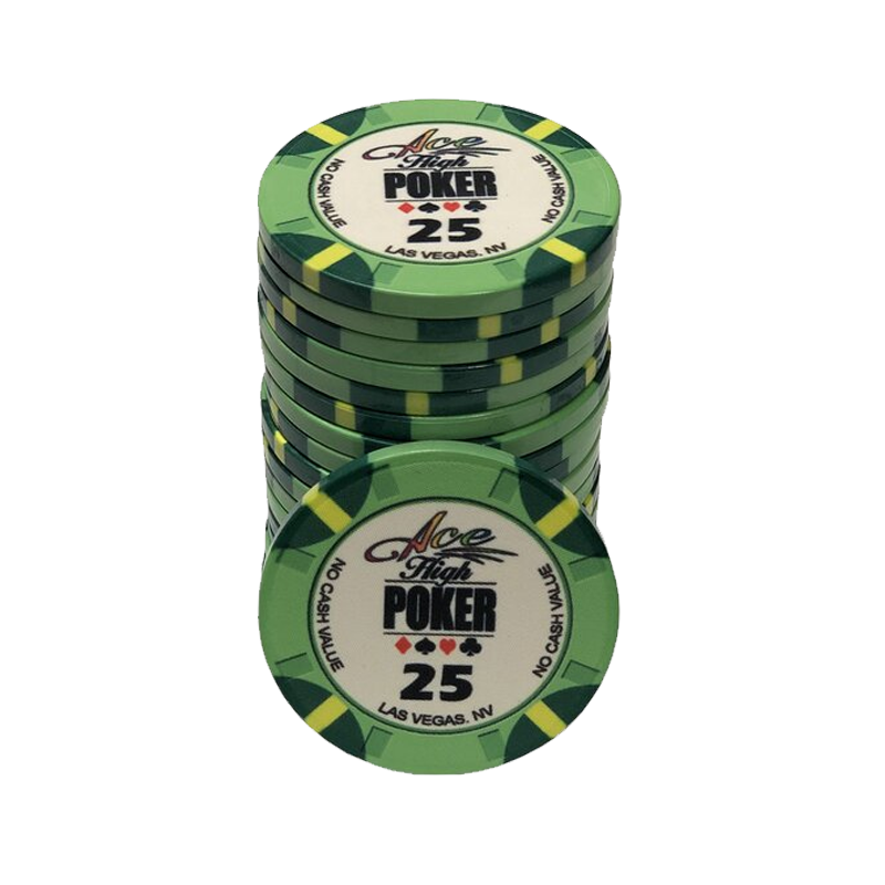 Jeton de poker WSOP Ace High 25