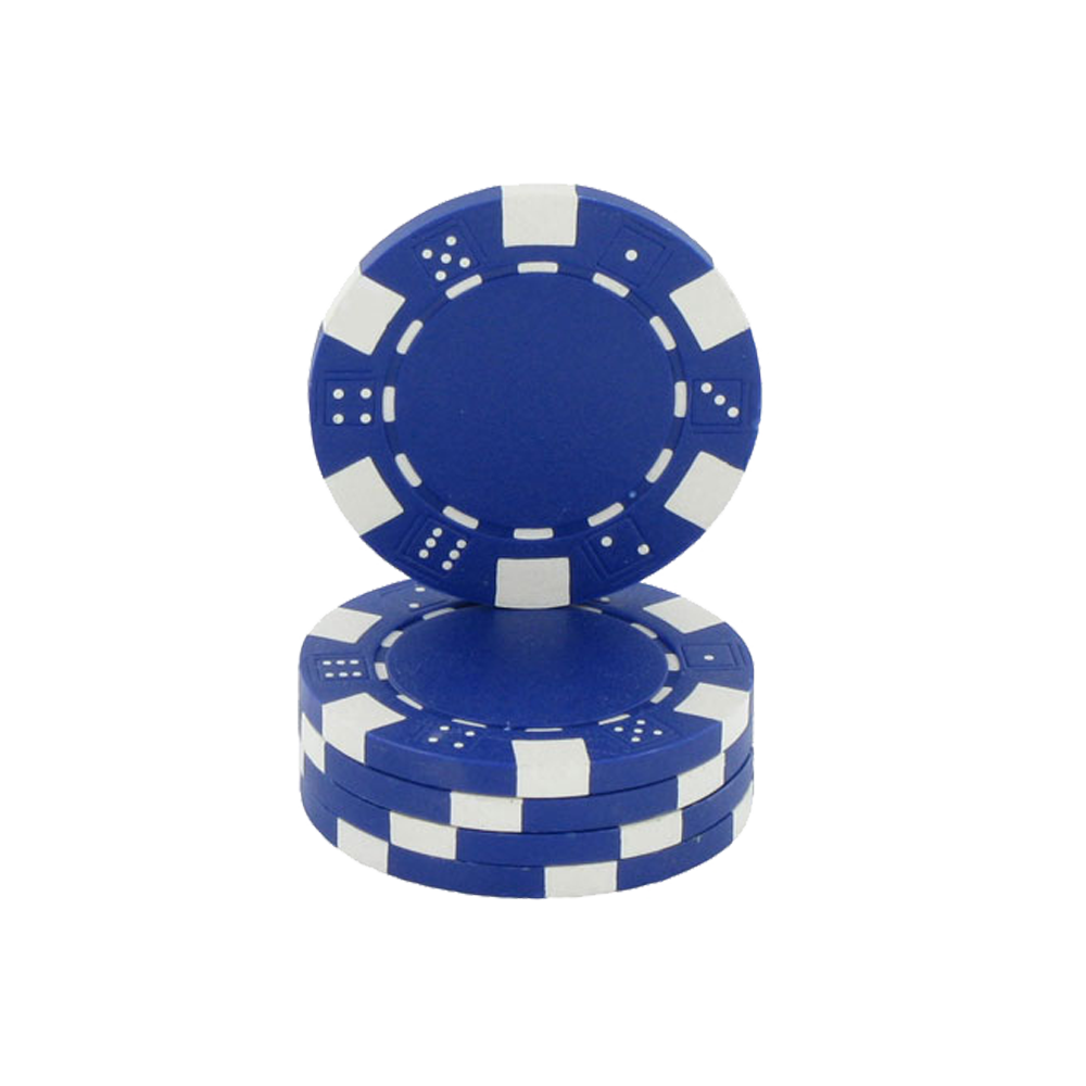 Jeton de poker The Dice Bleu