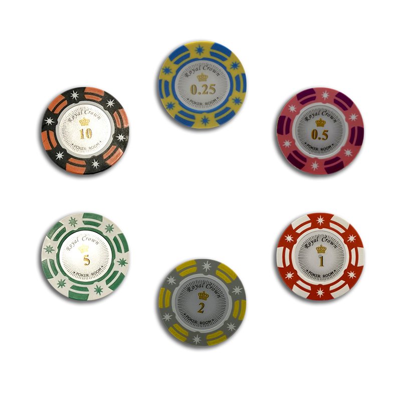 Set de jeton de Poker Royal Crown 1000