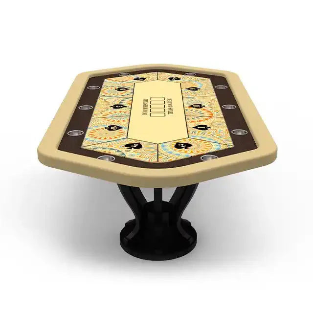 Table de poker hexagonale