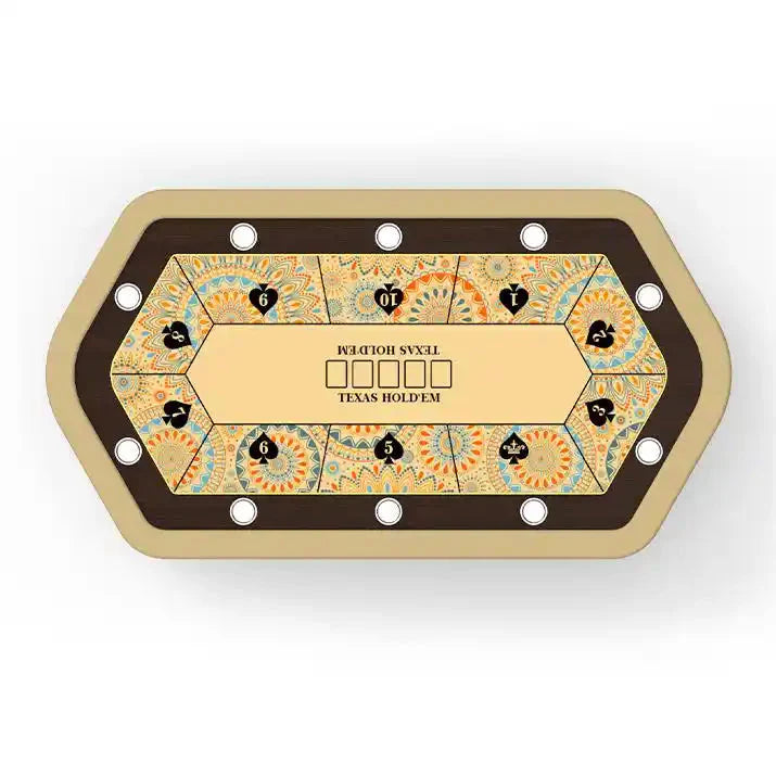 Table de poker hexagonale