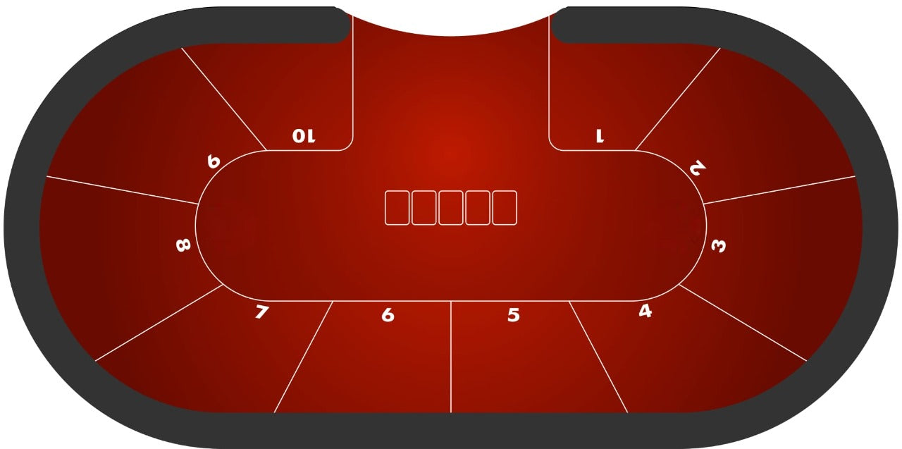 Table de poker professionnel