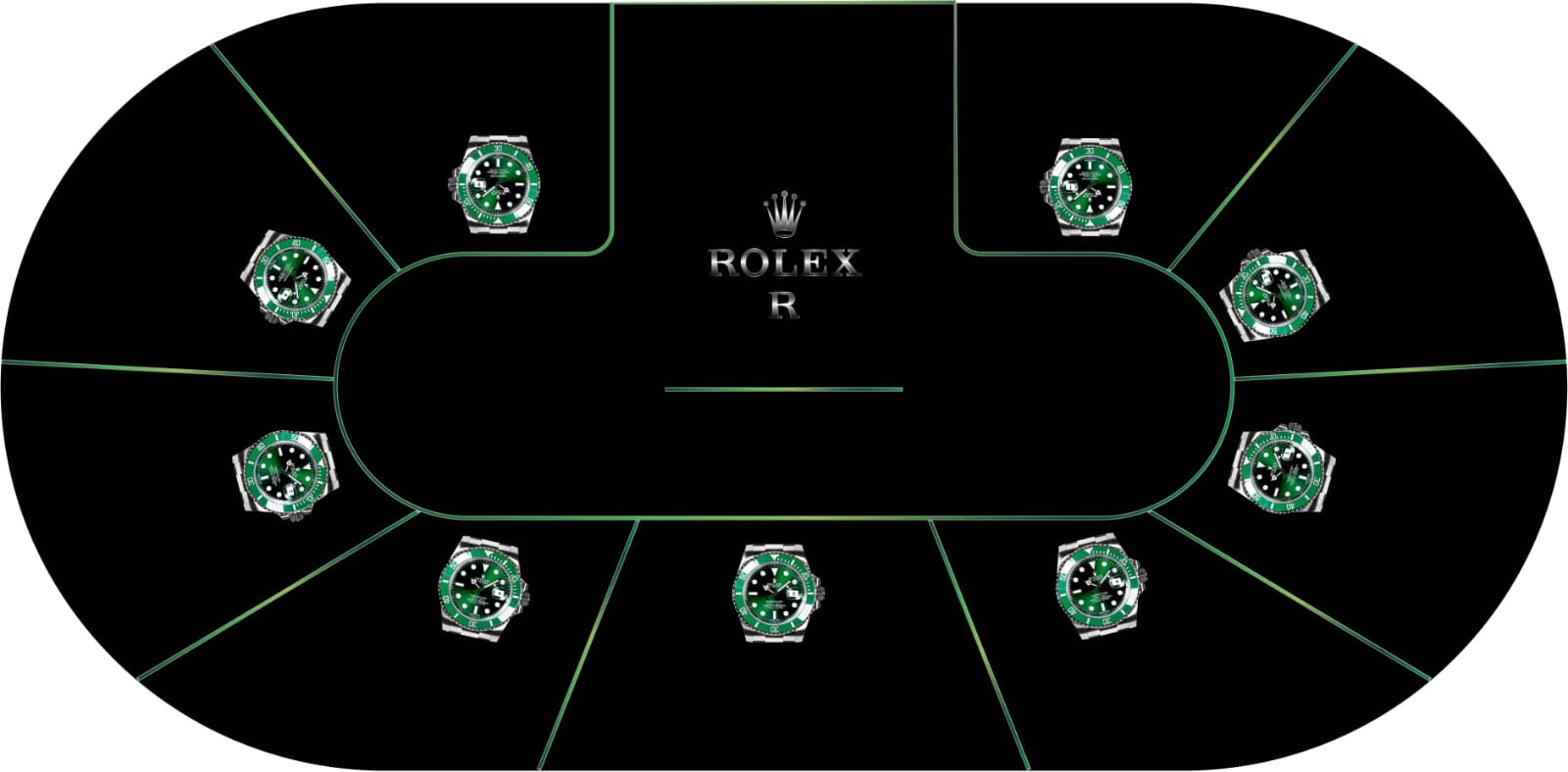 Table de poker professionnel