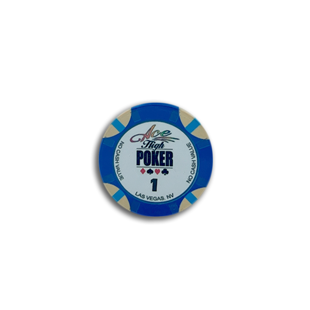 Jeton de poker WSOP Ace High 1