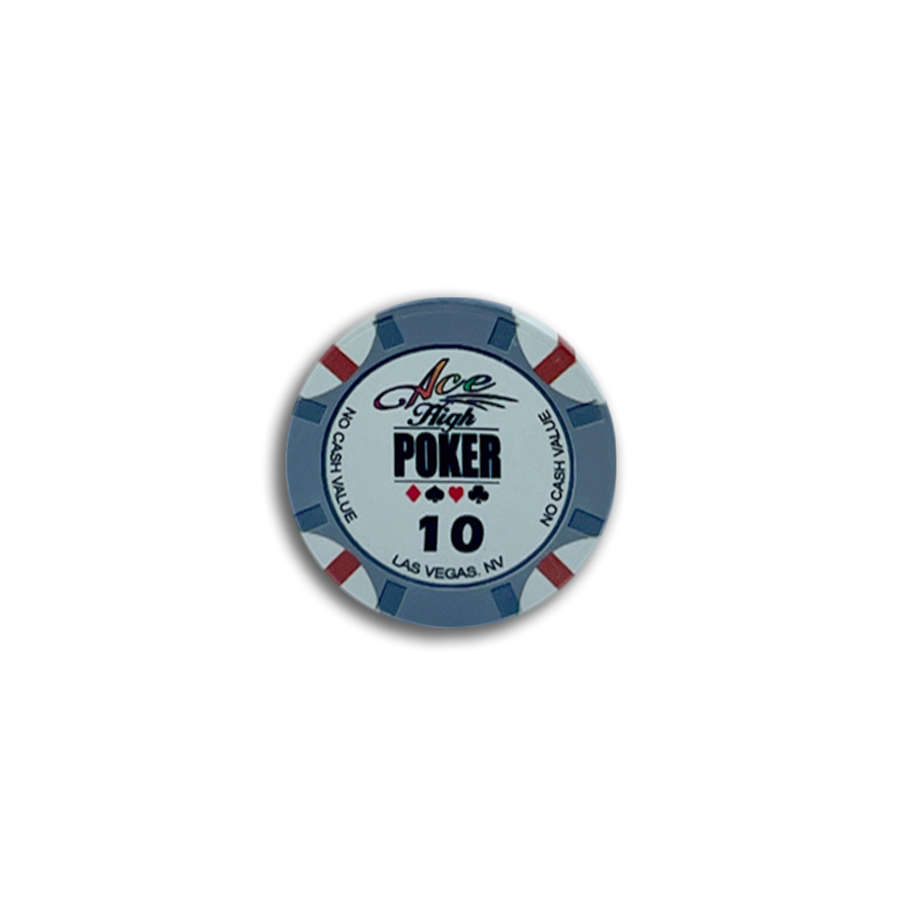 Jeton de poker WSOP Ace High 10