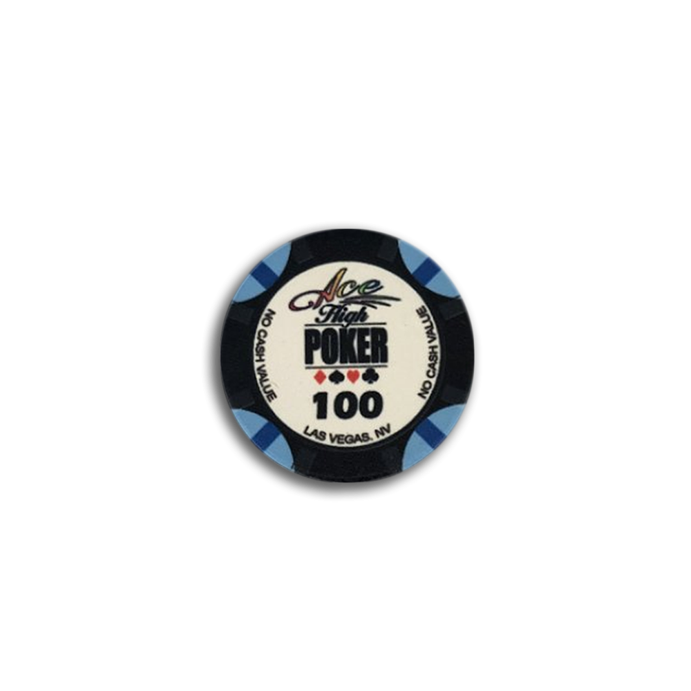 Jeton de poker WSOP Ace High 100