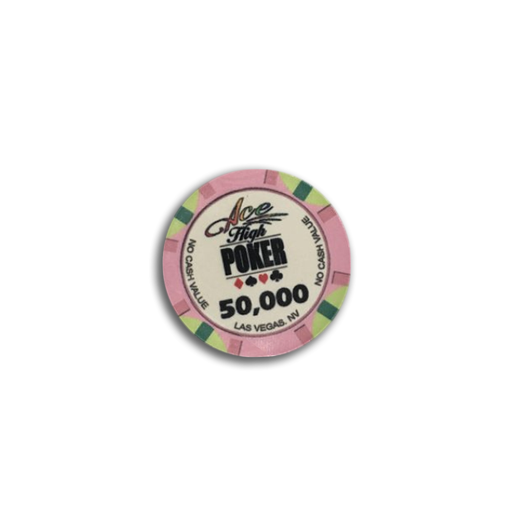 Jeton de poker WSOP Ace High 50 000