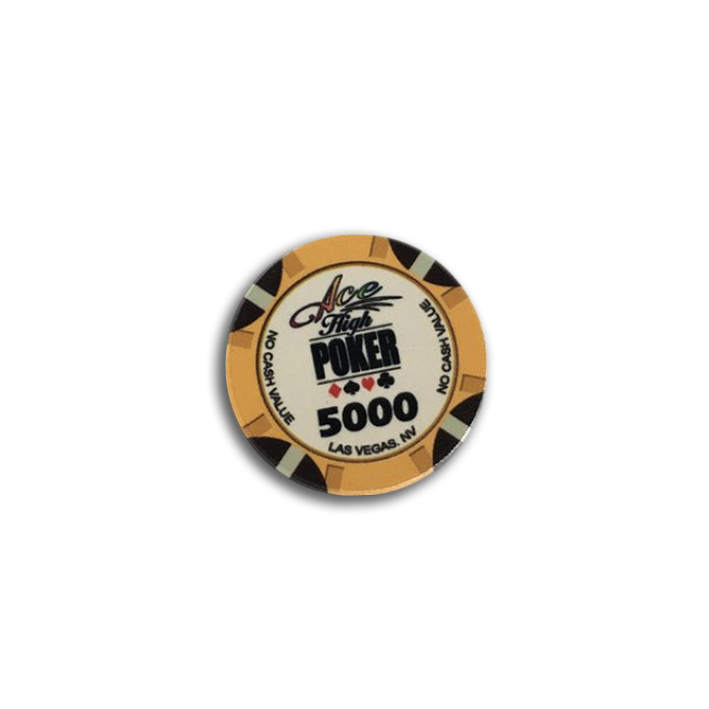 Jeton de poker WSOP Ace High 5000